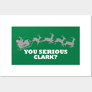 You Serious Clark? Funny Christmas Movie Reference Posters and Art